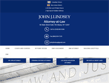 Tablet Screenshot of johnjlindsey.com